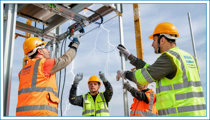 Монтаж молниезащиты на стройке: нормы и рекомендации