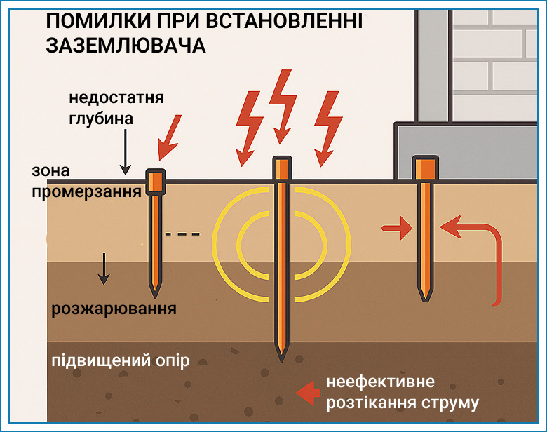 zazemlennia dlia elektroustanovok