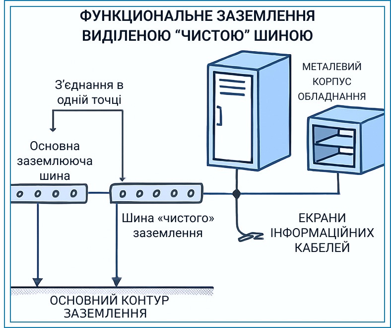 zazemlennia dlia elektroustanovok