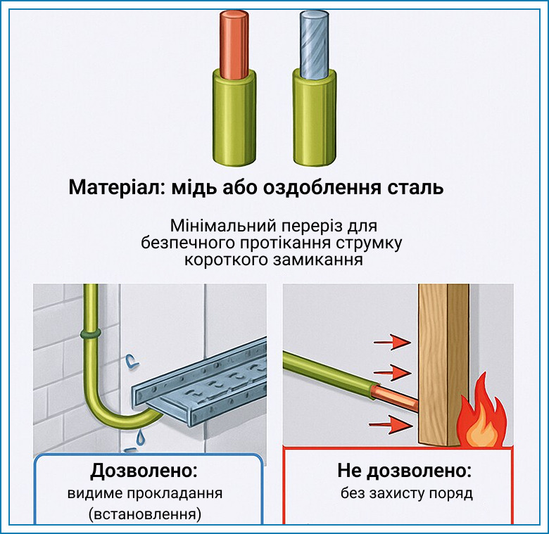 zazemlennia dlia elektroustanovok