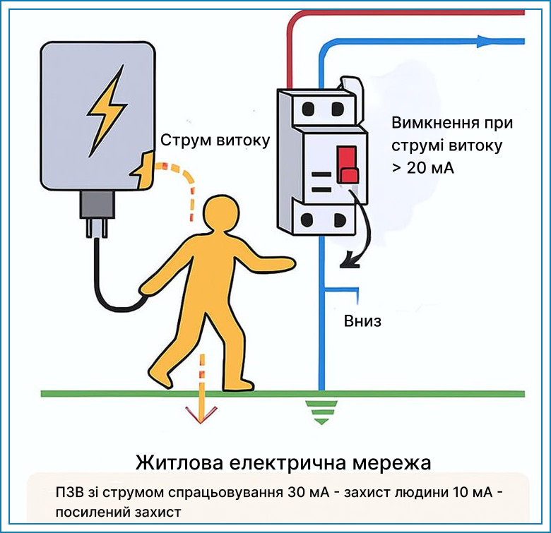 zazemlennia dlia elektroustanovok