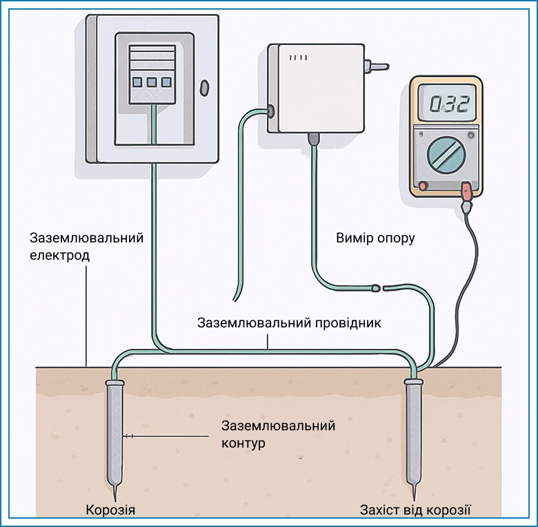 zazemlennia dlia elektroustanovok