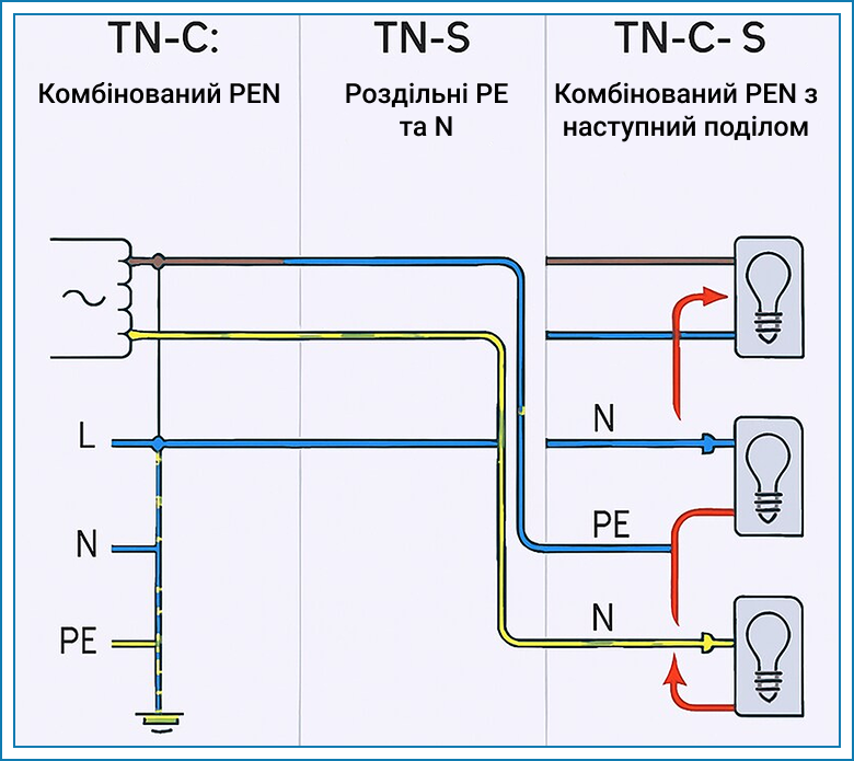 zazemlennia dlia elektroustanovok
