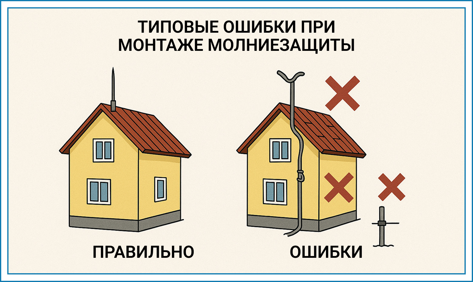 montazh molniezashity