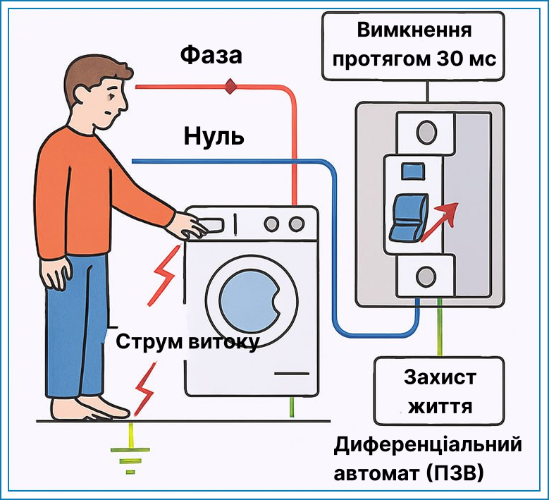 zazemlennia dlia elektroustanovok