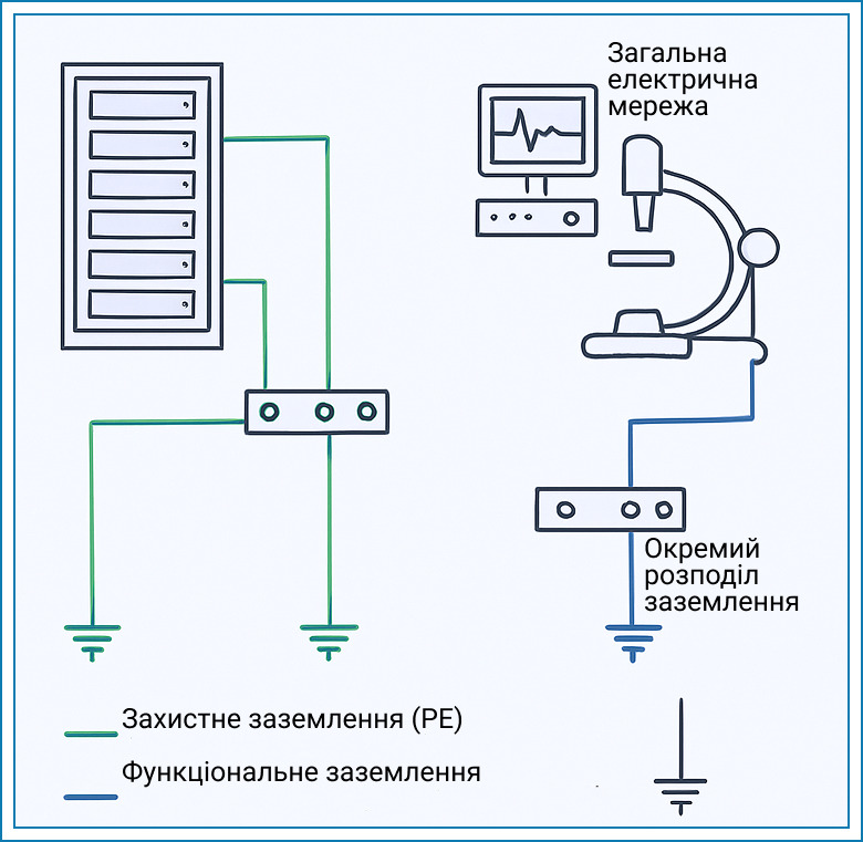 zazemlennia dlia elektroustanovok