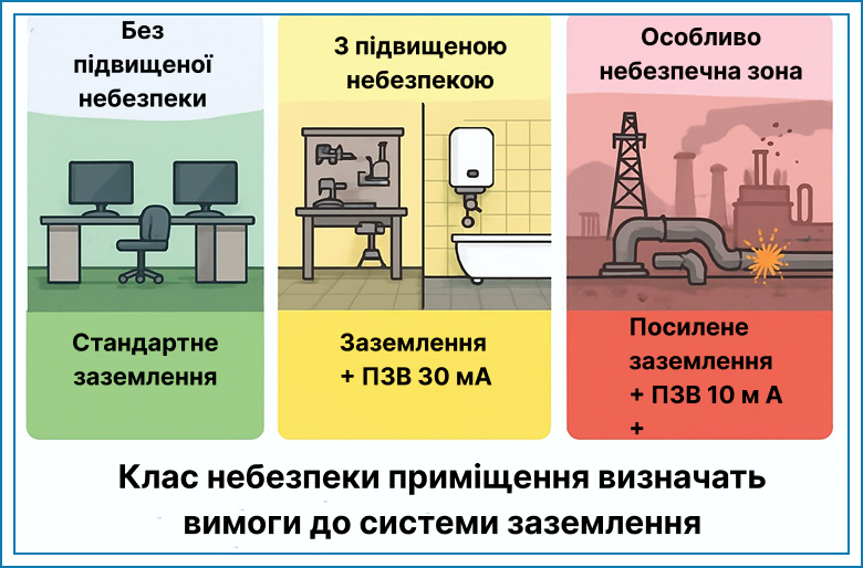 zazemlennia dlia elektroustanovok